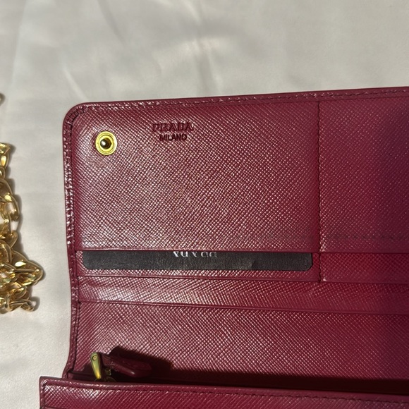 Prada Peonia Saffiano leather wallet - Picture 8 of 16
